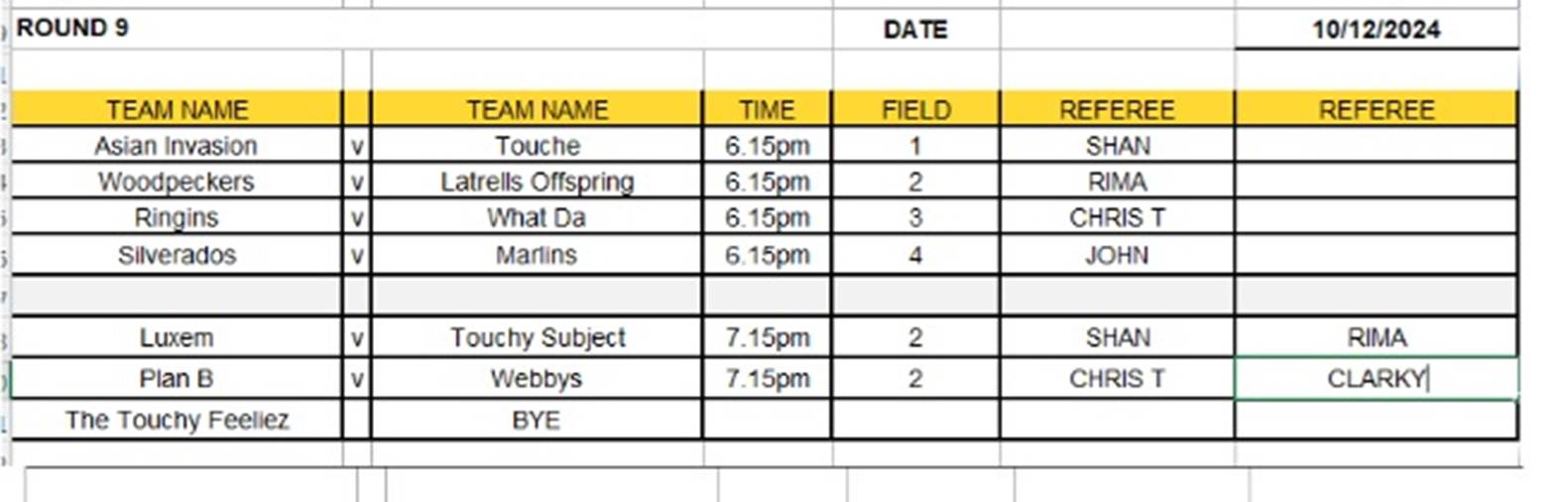 A table with a number of times

AI-generated content may be incorrect.